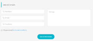formularios de contacto para prestamos